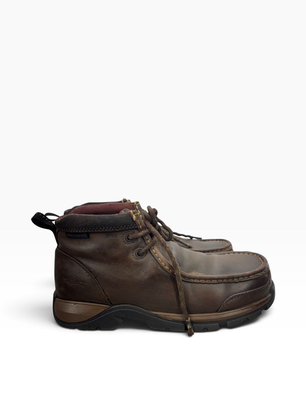 Ariat Men's Dark Brown Leather Chukka Boots